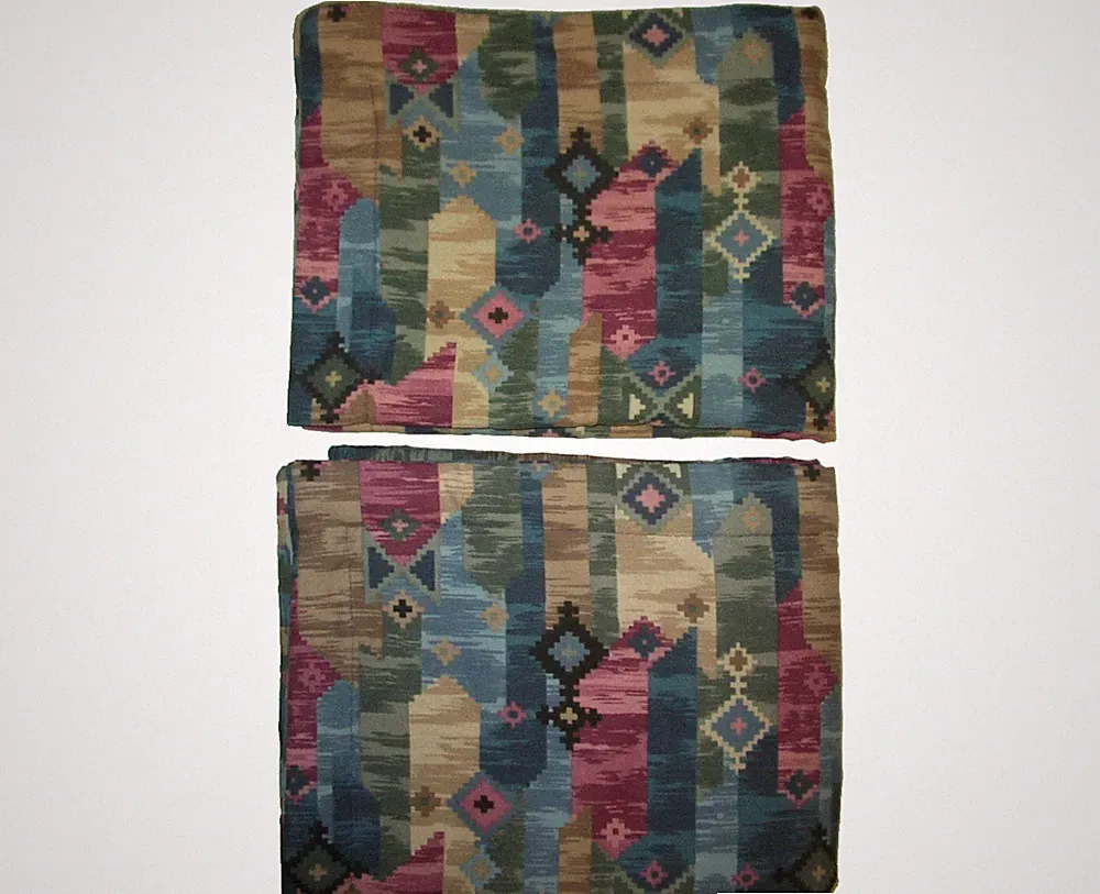 2 Standard Pillow Shams Southwest Western Aztec Padded