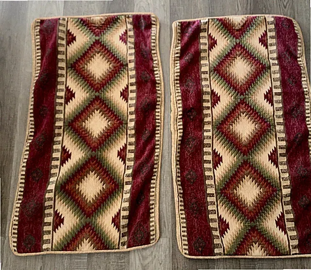 Croscill Shams Southwest Western Print Rustic Cabin King Pillow Shams Pair
