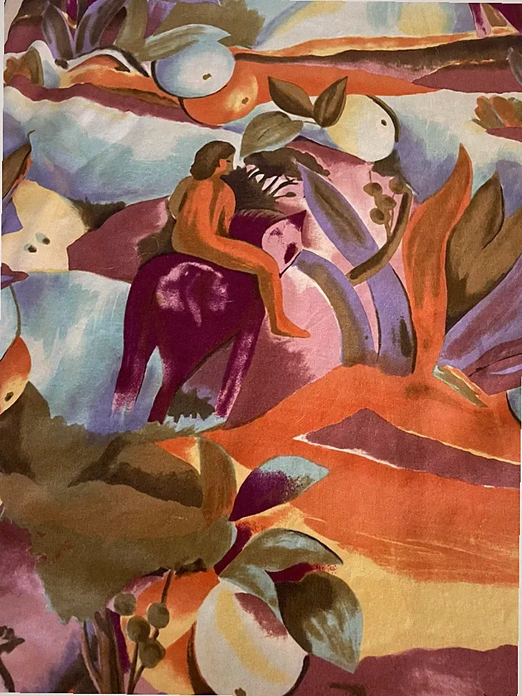 DUVET COVER NELLY RODI CREATION Southwest Landscape Desert Colors Paris Designer