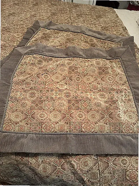 Rustic Southwest Queen Western Bedspread 2 Shams Bedding Set Early 90’s