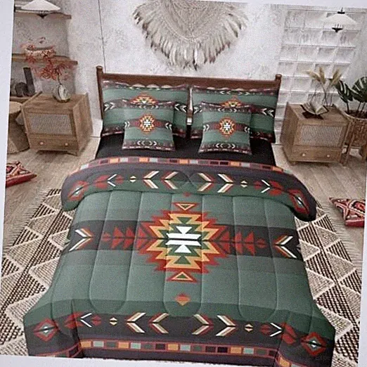 Size Southwest Native Design Bedding Set Boys Girls Queen Multi 24