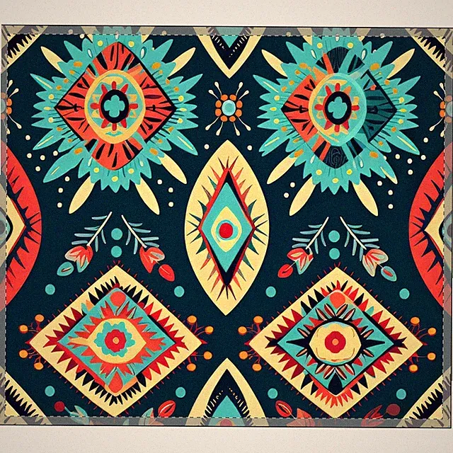 Southwest Jewel Duvet Cover King size