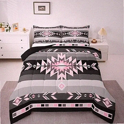 Southwest Native American Design Bedding Set Size Southwestern Queen Multi 31