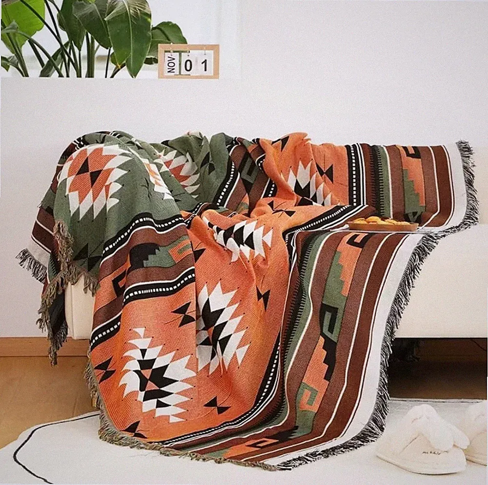 Southwest Throw Blankets Aztec Southwestern Throws Cover Boho Native American