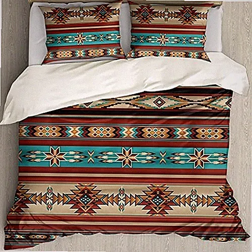 Southwester Bedding Sets for King- 104" x 88"(264cm x 224cm) Art Southwestern