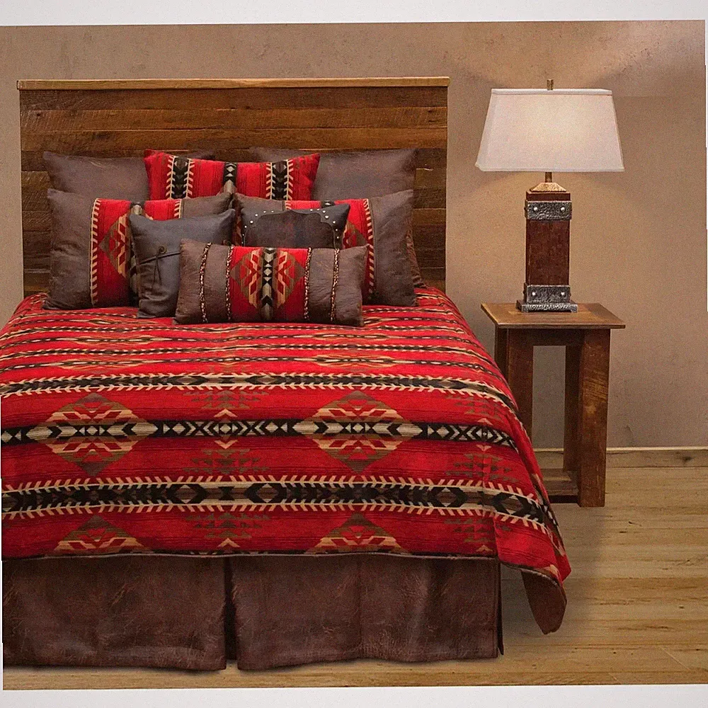 Super Queen Southwest Sorrel Duvet Cover - American Made