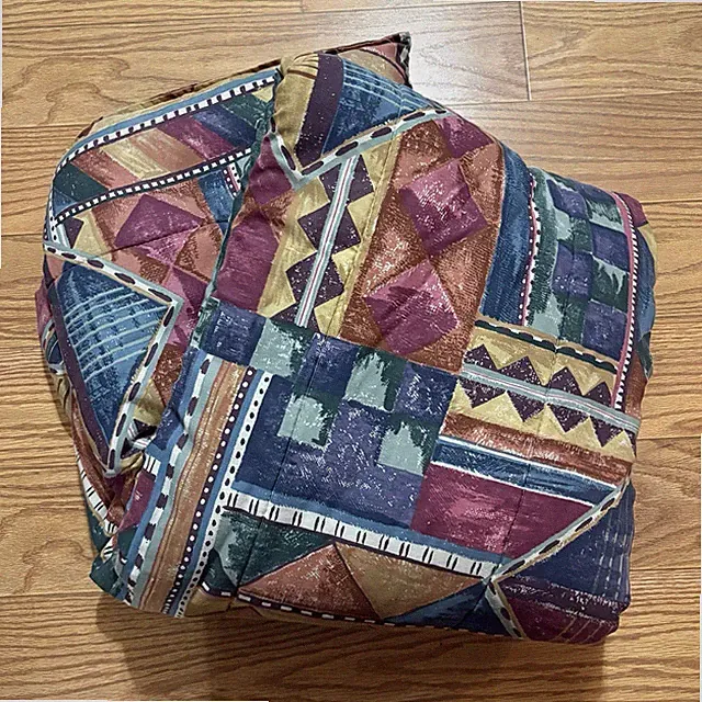 Vintage 80s 90s RARE Dan River Southwest Geometric Comforter Duvet Twin Blanket
