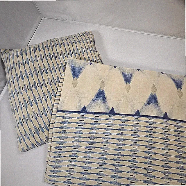 Vtg WestPoint Steven Aztec Hopi Southwest Western Flat Fitted Sheet Queen Tribal